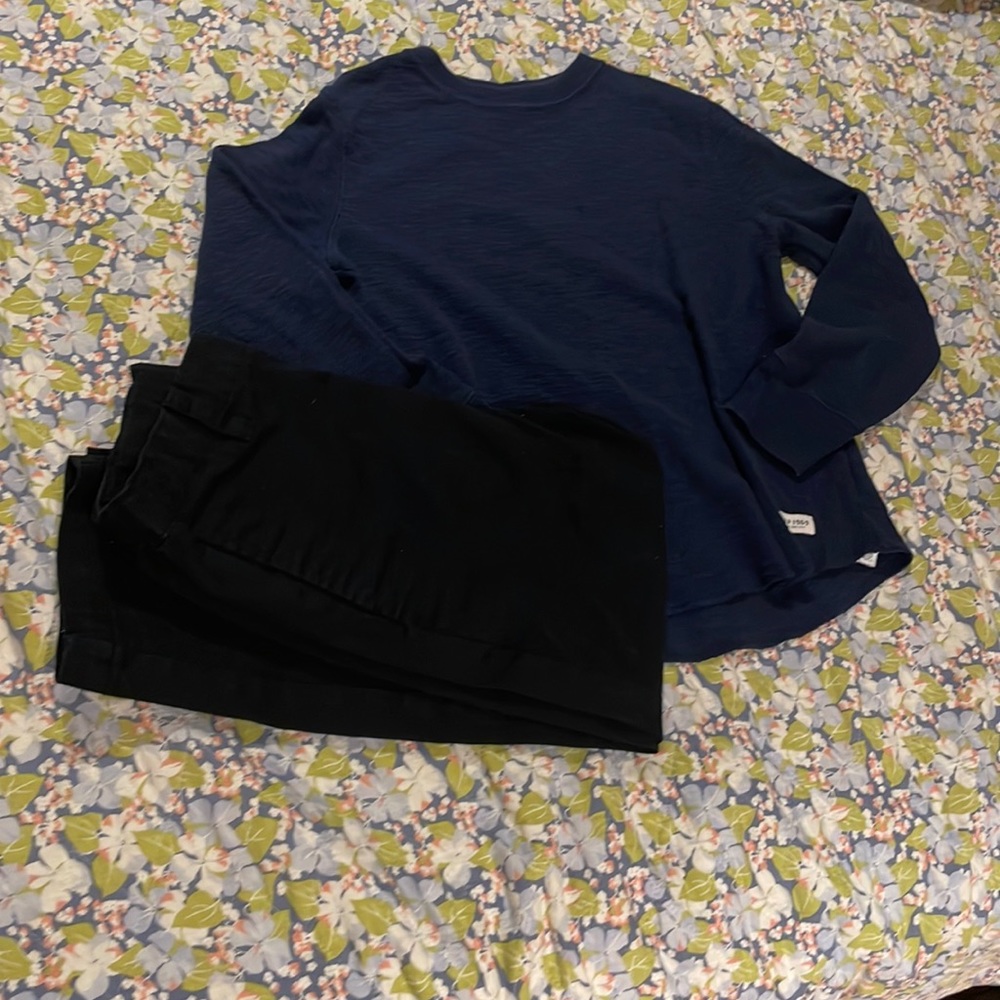 Gap long sleeve Thermo/ black Cat and Jack pants bundle
